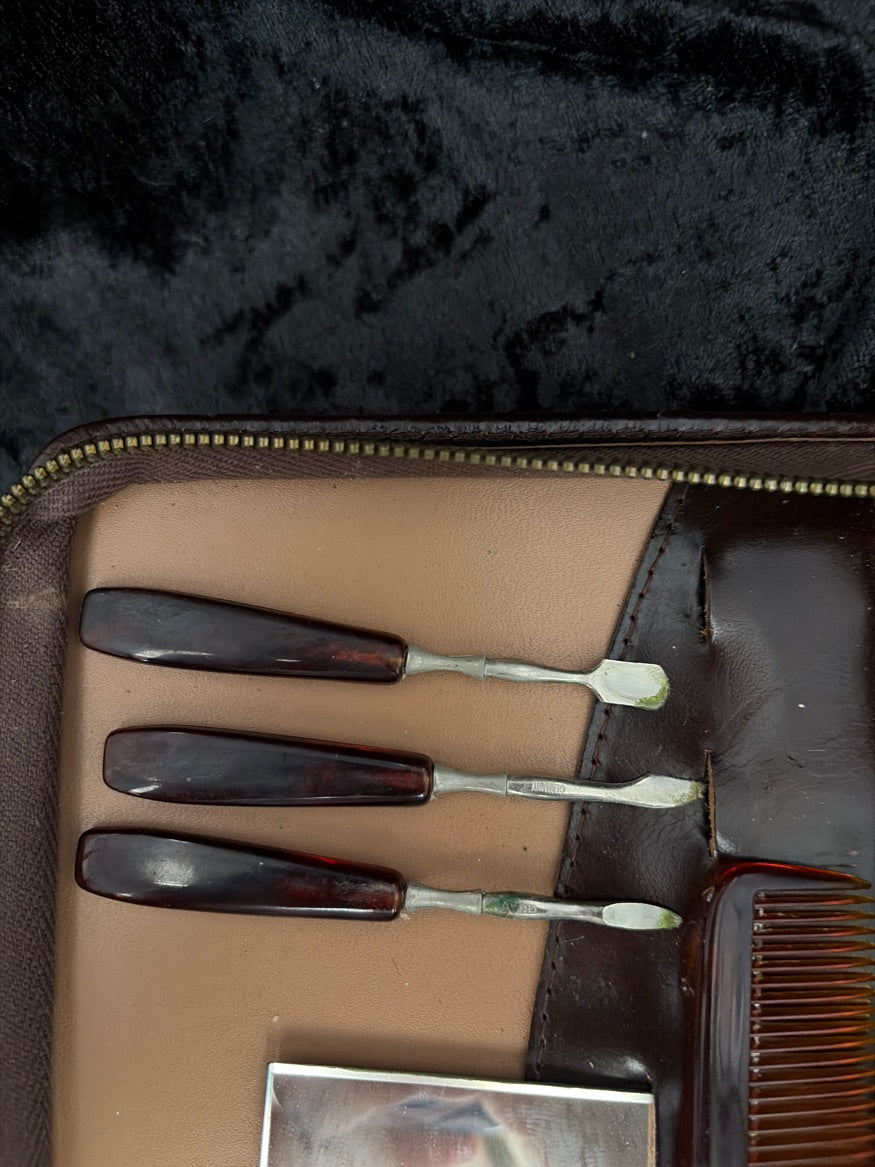 Vintage selvpleje etui